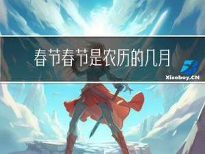 春节春节是农历的几月几日