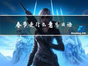 春节是什么意思日语