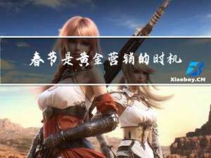 春节是黄金营销的时机