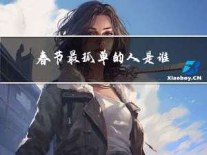 春节最孤单的人是谁