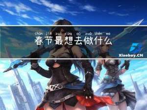 春节最想去做什么