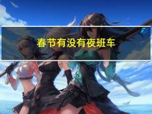 春节有没有夜班车