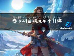 春节期自助洗车不打烊原因