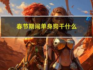 春节期间单身狗干什么