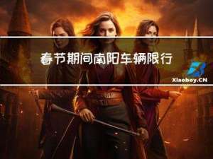春节期间南阳车辆限行吗