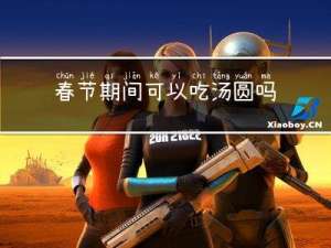 春节期间可以吃汤圆吗英语