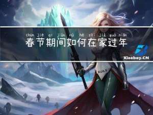 春节期间如何在家过年英文