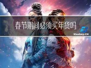 春节期间必须买年货吗
