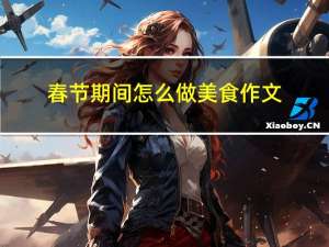 春节期间怎么做美食作文