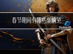春节期间有哪些车辆免检