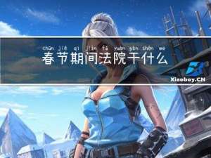 春节期间法院干什么