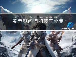 春节期间泗阳停车免费吗