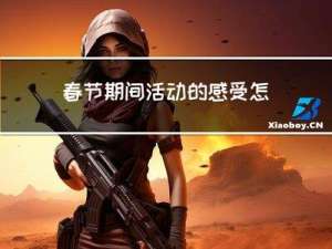 春节期间活动的感受怎么写