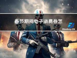 春节期间电子消费券怎么领