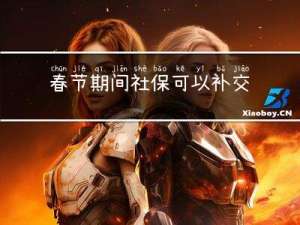 春节期间社保可以补交吗