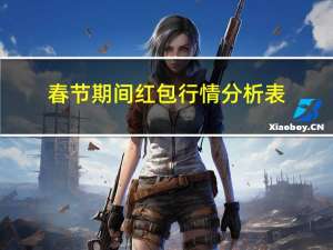 春节期间红包行情分析表