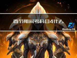 春节期间考科目4什么