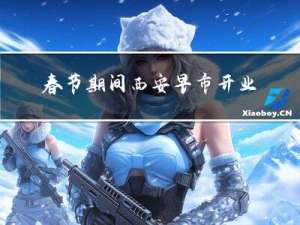 春节期间西安早市开业吗