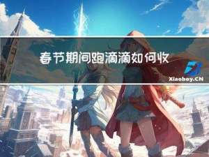 春节期间跑滴滴如何收费