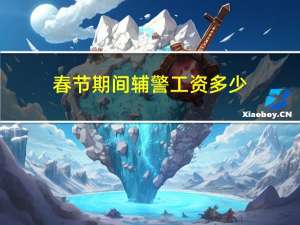 春节期间辅警工资多少