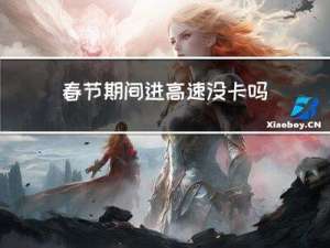 春节期间进高速没卡吗