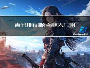 春节期间顺德能去广州吗