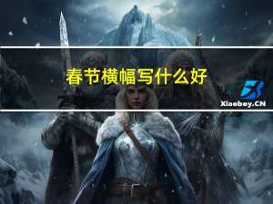 春节横幅写什么好
