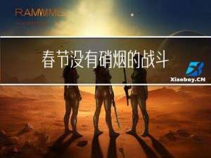 春节没有硝烟的战斗