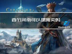 春节河南可以摆摊卖吗