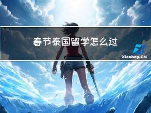 春节泰国留学怎么过