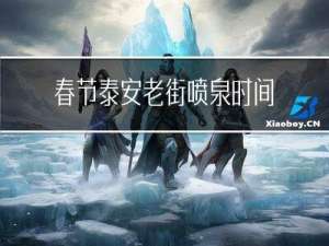 春节泰安老街喷泉时间多长
