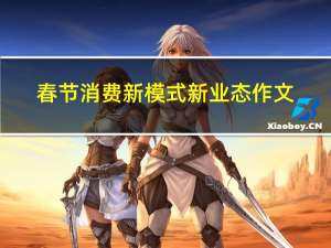春节消费新模式新业态作文