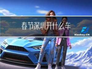 春节深圳开什么车