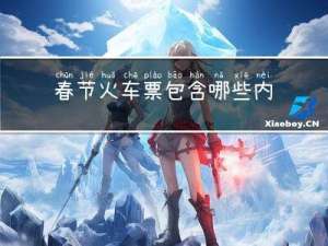 春节火车票包含哪些内容