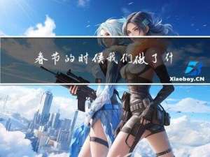 春节的时候我们做了什么
