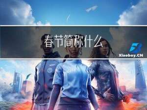 春节简称什么