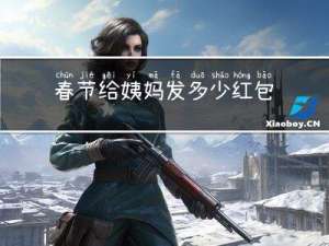 春节给姨妈发多少红包