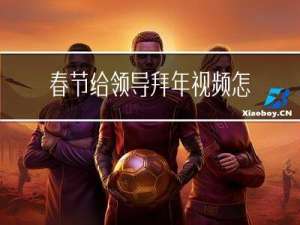 春节给领导拜年视频怎么说