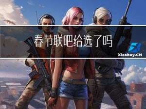 春节联吧给选了吗