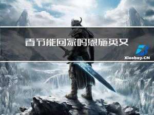 春节能回家吗恩施英文