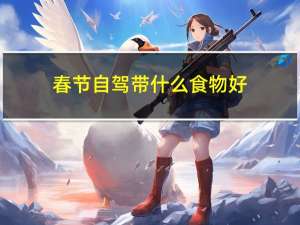 春节自驾带什么食物好