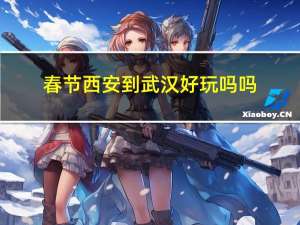 春节西安到武汉好玩吗吗