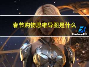 春节购物思维导图是什么