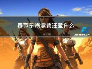 春节车祸需要注意什么
