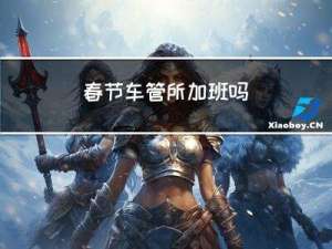 春节车管所加班吗