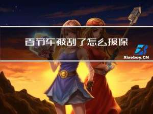 春节车被刮了怎么报保险