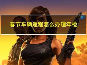 春节车辆返程怎么办理年检