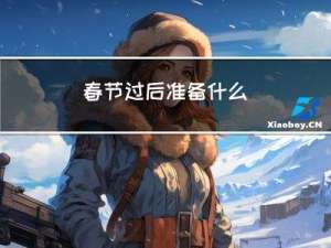 春节过后准备什么