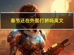 春节还在外面打拼吗英文