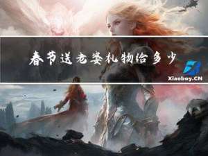 春节送老婆礼物给多少